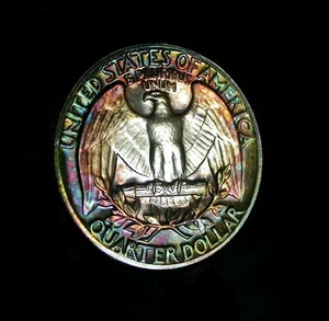 1962 Proof Set monster rainbow toning......ALL GEMS ! - Picture 1 of 13