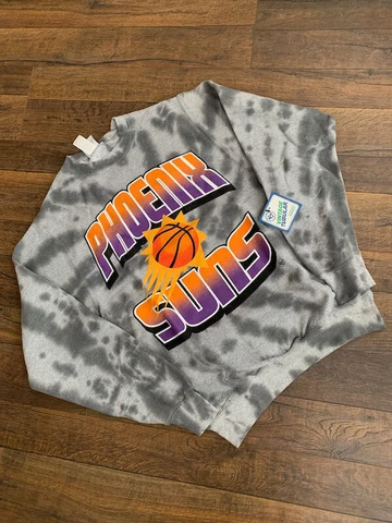 NBA PHOENIX SUNS men's crew neck sweatshirt , tie dye, LARGE, NEW, '47 Cover