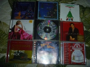 LOT 9 CD CHRISTMAS U2 MADONNA NSYNC DESTINYS CHILD SINATRA RUN-DMC MARIAH CAREY - Picture 1 of 12