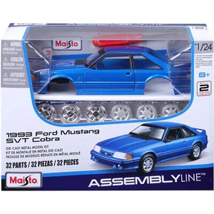 1993 Ford Mustang SVT Cobra Diecast Model Kit - Metallic Blue
