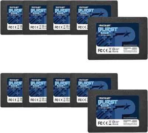 Patriot Memory Burst Elite SATA 3 240GB SSD 2.5" Solid State Drive – 10 Pack - Picture 1 of 5