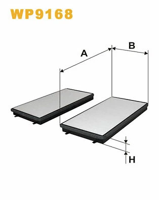 FILTROS WIX WP9168 Filtro, Aire Interior para ALPINA,BMW,ROLLS-ROYCE Foto 1 de 1