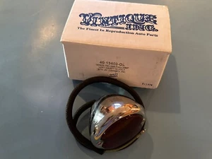 Chrome Vintage Reproduction Tail/Stop Lamp Rv Trailer Auto Camper MINT - Picture 1 of 7