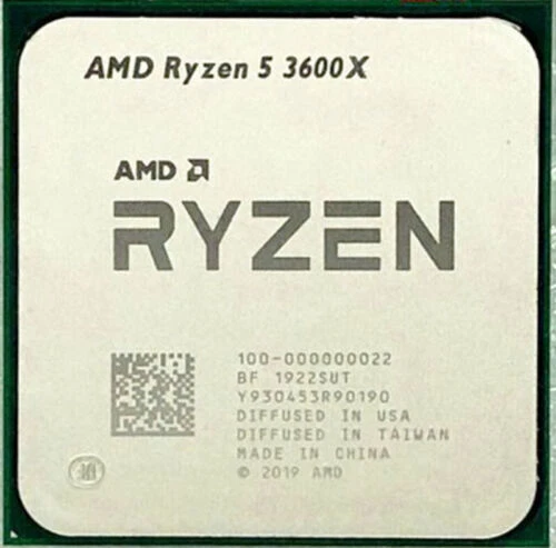 AMD Ryzen 5 3600x CPU processor r5-3600x interface am4 3.8ghz 6c 12thr 32m - Image 1 of 1