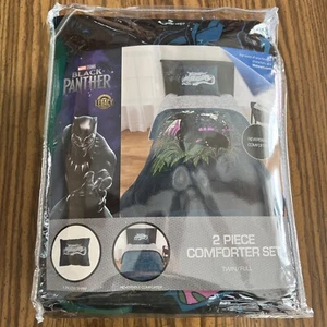 Black Panther DJ Scott Twin/Full Reversible Comforter & Sham Set, Kids Bedding - Picture 1 of 2
