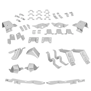 1965 1966 Ford Mustang Fastback Body Shell Brace Support Brackets 43 Pieces Set - Picture 1 of 1
