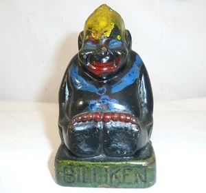Antik Gusseisen BILLIKEN Good Luck Still Bank A.C. Williams - Bild 1 von 11