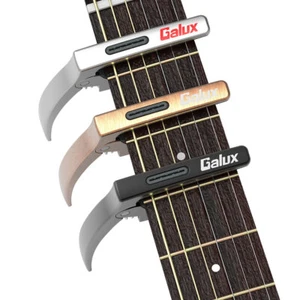 Galux 3in1 Premium Zinc Alloy Capo Quick Change Trigger Clamp Guitar Ukulele - Picture 1 of 12