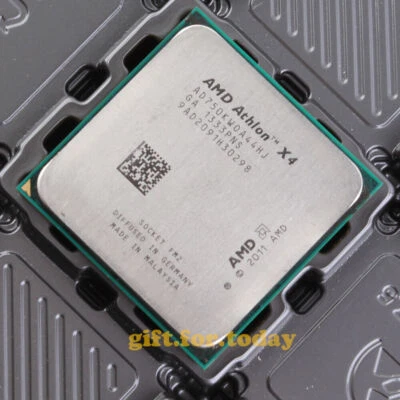 Original AMD Athlon X4 750K 3.4GHz Core 2 Quad (AD750KWOA44HJ) Processor CPU - Image 1 of 2