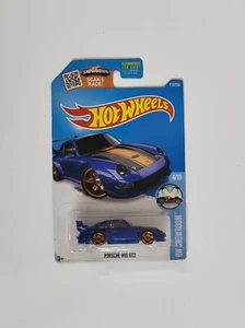 Hot Wheels Showroom Porsche 993 GT2 Blue - new -sealed -2015 - Picture 1 of 7