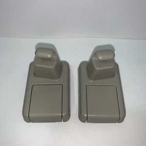 2007-2012 Nissan Sentra Sun Visor Retaining Clips Guides Gray Set Pair OEM - Picture 1 of 6