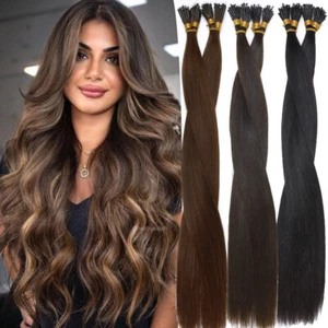 Anelli Estensioni Capelli Umani I Tip Stick 100% Remy Anello Nano 1G SPAZIO SPESSORE - Foto 1 di 44
