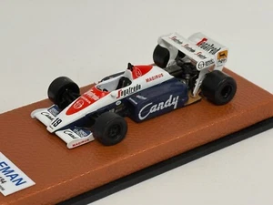 1/43 Toleman TG184 from 1984 F1 Season Ayrton Senna Leather base JPN195 - Picture 1 of 7