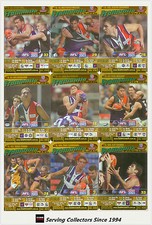 2003 AFL Teamcoach Trading Card Gold Team Set Fremantle (9)