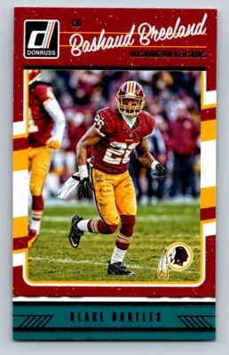 2016 Donruss 300 Bashaud Breeland Washington Redskins - Image 1 of 2