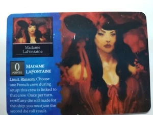 Wizkids Pirates CSG Madame Lafontaine #060 RARE Unpunched crew  - Picture 1 of 2
