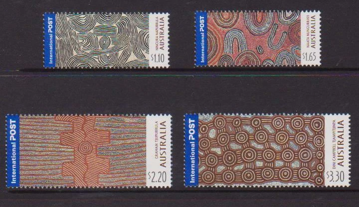 AUSTRALIA 2003 INTERNATIONAL STAMPS."ART OF PAPUNYA TULA MOVEMENT SET MNH - Image 1 of 1