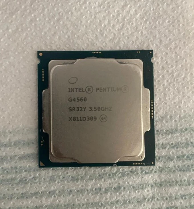 CPU Intel Pentium G4560 2x 3,5ghz 3mb cache Socket LGA 1151 h4 sr32y processore - Immagine 1 di 1