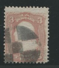 1868 United States Postage Stamp #85 Used Average Cork Cancel D. Grill Certified
