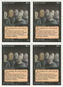 MTG Scathe Zombies x4 4th Fourth Edition Common LP Playset - Picture 1 of 1