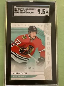 KIRBY DACK**RED187 / UD 2019-20 ARTIFACTS ROOKIE 791/999 / SGC 9.5** - Picture 1 of 2