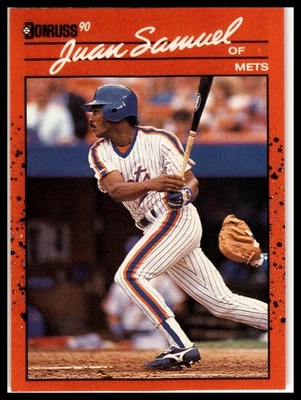 1990 Donruss #53a Juan Samuel - Image 1 of 2