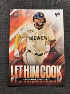 Actualización Topps 2024 Let Him Cook #LHC-19 Jackson Chourio Milwaukee Brewers - Imagen 1 de 2