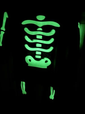 Carter's Halloween Brilla en la Oscuridad Esqueleto Pijama Bebé 18 Meses Nuevo con Etiquetas Foto 1 de 4