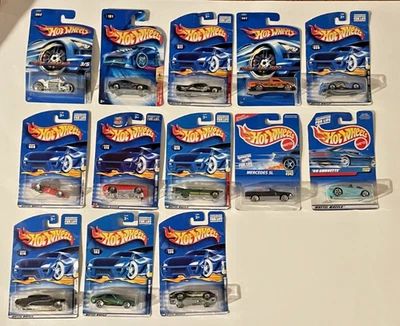 FREE SHIP! Hot Wheels Vintage Lot of 14 Cars In Box RARE READ DESC - Image 1 of 4