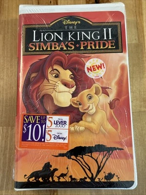 VTG 1993 Walt Disney’s THE LION KING II SIMBA’S PRIDE VHS TAPE SEALED - Image 1 of 4