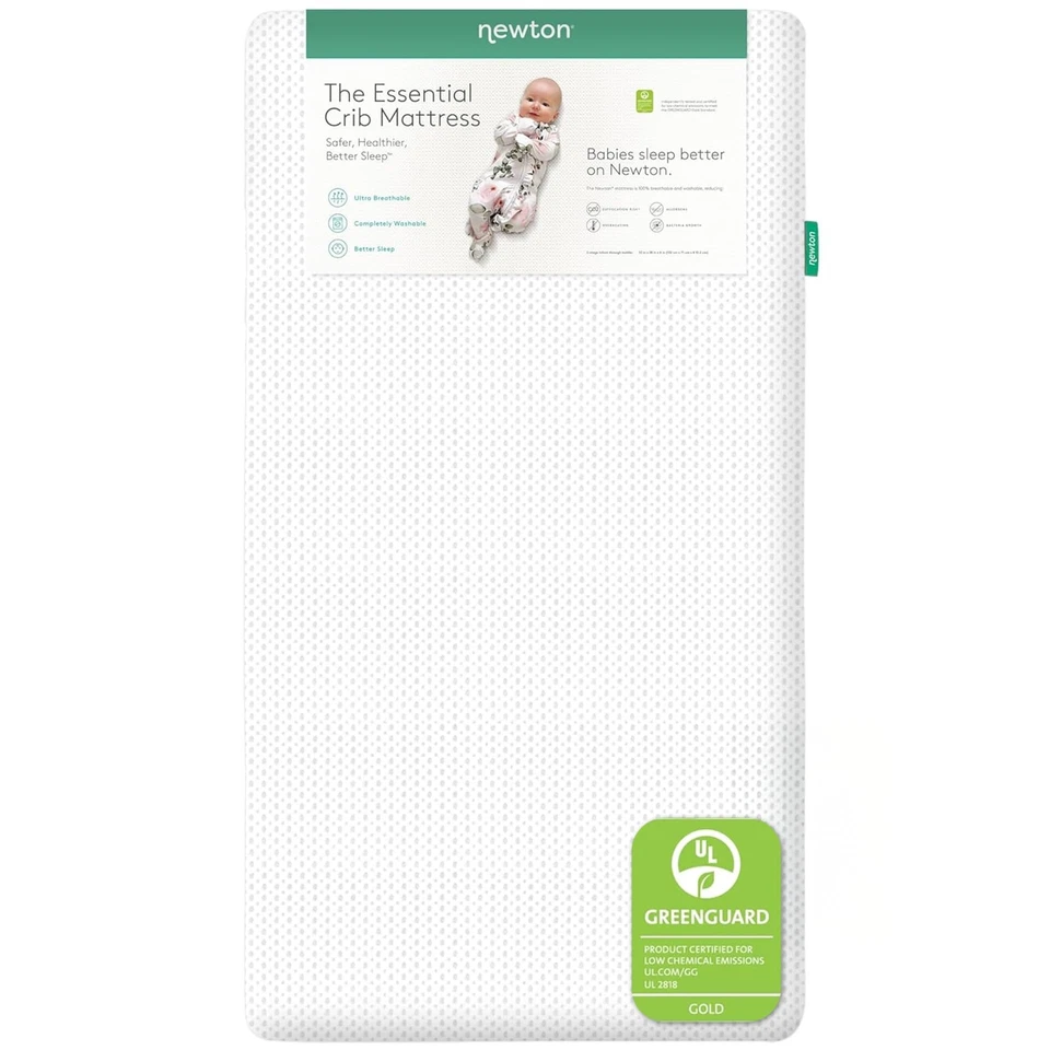 NEWTON Baby Essential Crib Mattress and Toddler Bed - 100 Breathable Proven ...