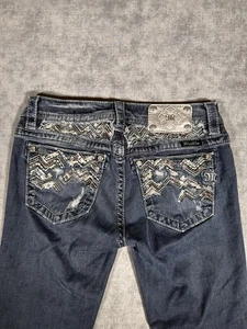 MISS ME JEANS skinny strass ricamati donna taglia 29 JE810853L - Foto 1 di 7