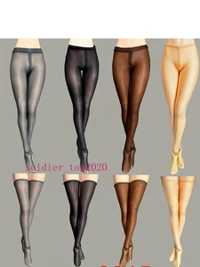 Medias de seda ultrafinas 1/6 pantimedias ropa aptas para figura de acción femenina de 12"" juguete - Imagen 1 de 23