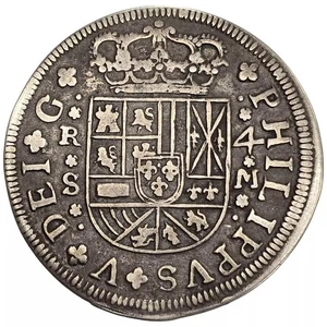 ESPAÑA. FELIPE V. 4 REALES. 1718. SM. - Picture 1 of 2