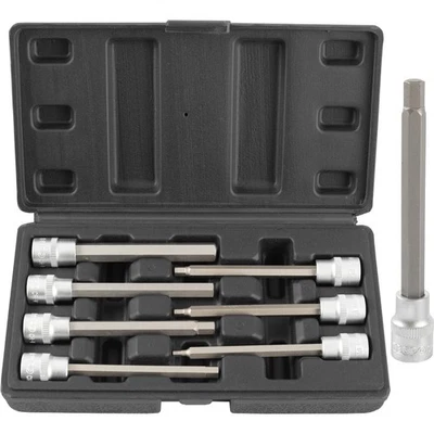 STECKSCHLÜSSEL-SATZ 7-teilig INNEN SECHSKANT NÜSSE für INBUS SCHRAUBEN 3/8 ZOLL - Bild 1 von 4