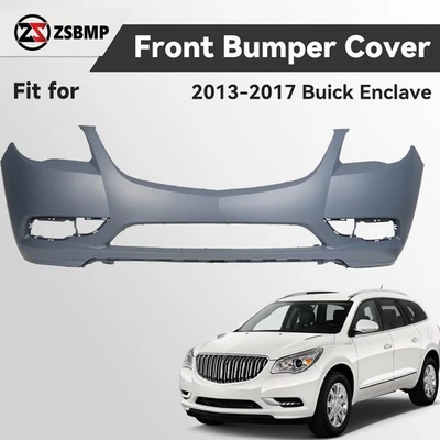 Front Bumper Cover For 2013-2017 Buick Enclave W/O Washer Holes Primed 84055839 - Image 1 of 4
