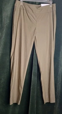 Cato Women's Martini Oliv Mid Rise Stretch Slim pants Sits Below The Waist Sz 12 - Image 1 of 4