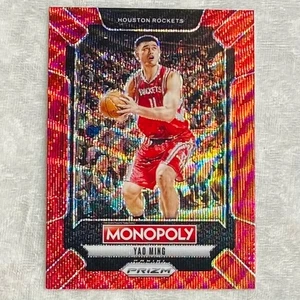 Yao Ming SP Monopoly 2024-25 NBA Prizm Red Wave Legends Rockets Card #LEG9 - Picture 1 of 2