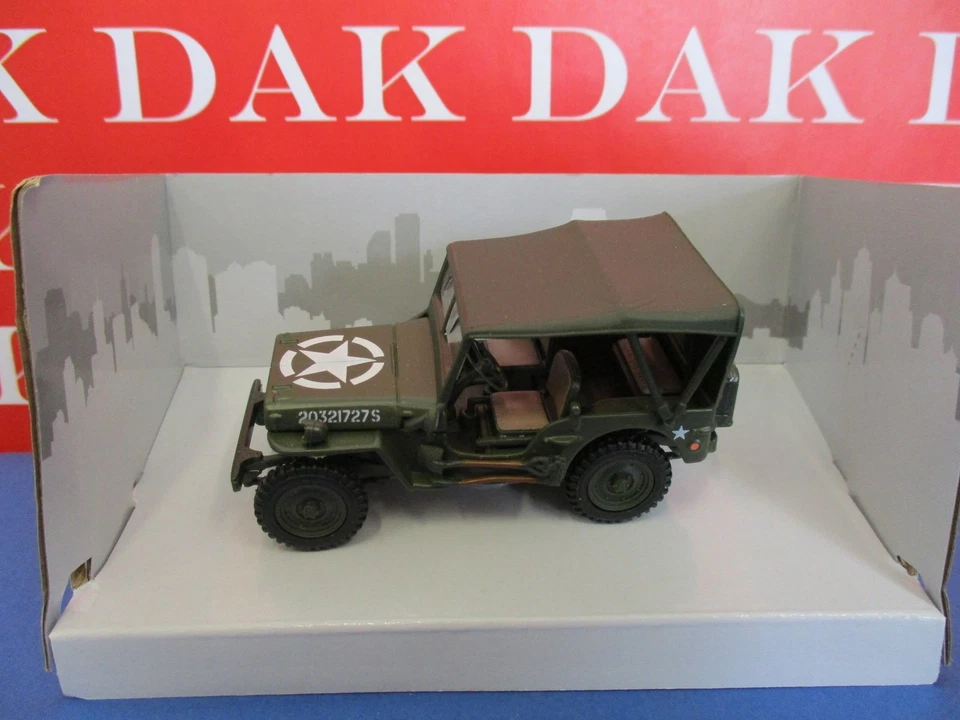Die cast 1/43 Modellino Auto Jeep Willys 4x4 with Soft Top by Cararama - Immagine 1 di 4