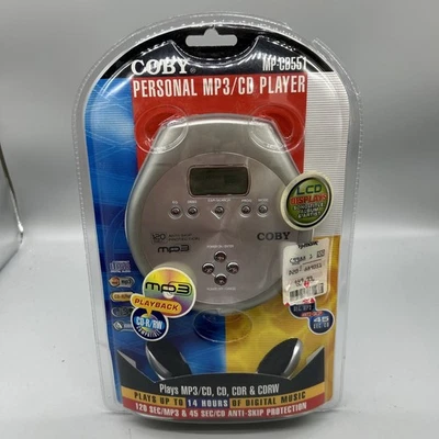 Reproductor de MP3/CD Coby MP-CD551 de colección con auriculares nuevo en stock Foto 1 de 4