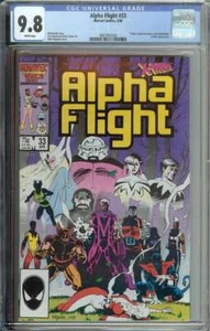 Alpha Flight #33 CGC 9.8 1st App Yuriko Oyama As Lady Deathstrike - Picture 1 of 2
