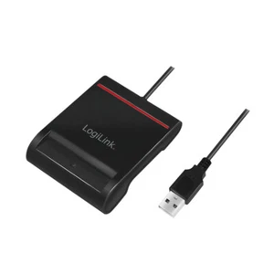 LogiLink USB 2.0 Smart-ID-Kartenleser - Afbeelding 1 van 5