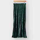 Vintage 80S 90S High Rise Wide Leg Crushed Velvet Pants Womens M/L Green Goucho