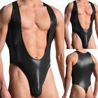 Jumpsuit Wet Look 1pcs Artificial Leather Beachwear Beathable Club Leather