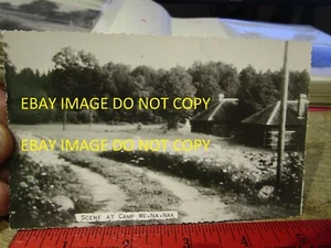 RARE OLD PICTURE PHOTO Real postcard Magnetawan Ontario Canada Camp We-Na-Nak 2 - Imagen 1 de 2