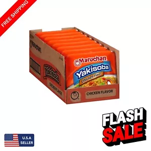 8-Pack Yakisoba Chicken Stir-Fry Noodles - Easy Microwave Meal, 4oz Each - Picture 1 of 6