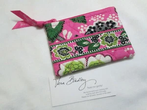 Vera Bradley PRISCILLA PINK Geldbörse Etui Lippenstift KLEIN KOSMETIK 4 GELDBÖRSEN Neu ohne Etikett - Bild 1 von 3