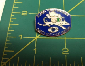 Kiwanis Pin - Alaska Yukon Division Pacific Northwest District Handshake Pin - Bild 1 von 3