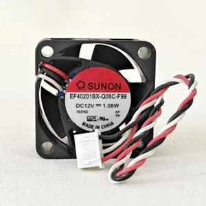 SUNON EF40201BX-Q08C-F99 4020 12V 1.08W 4CM 3-Pin Ball Cooling Fan - Picture 1 of 4