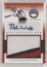 2013 Leaf Power Showcase Jersey Bronze /50 Blake Wiggins #PA-BW1 Patch Auto